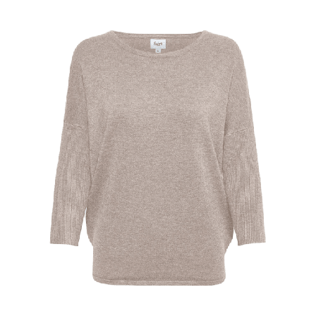 Saint Tropez MilaSZ Pullover Överdelar Dam Brun S