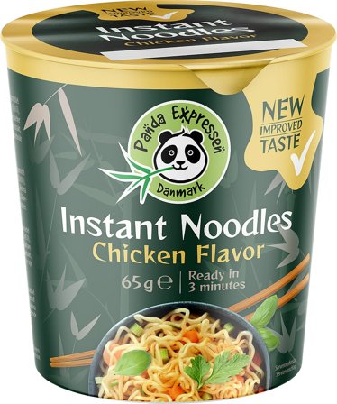 Panda Expressen Instant Noodles Chicken Flavour 65 g, Helse & Madvarer, Madvarer, Færdigretter