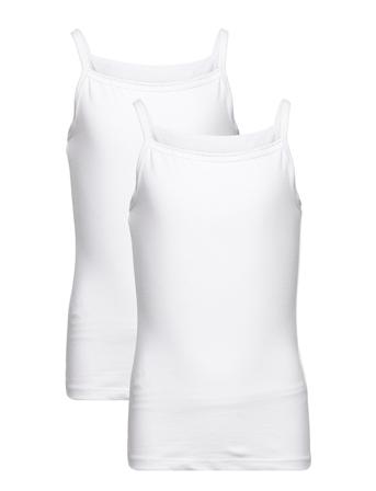 Nkfstrap Top 2P Night & Underwear Underwear Tops Vit Name It