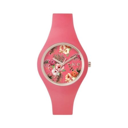 Klocka - ICE-WATCH - ICE flower Delicious - Armband i silikon rosa - Analog visning - Dam