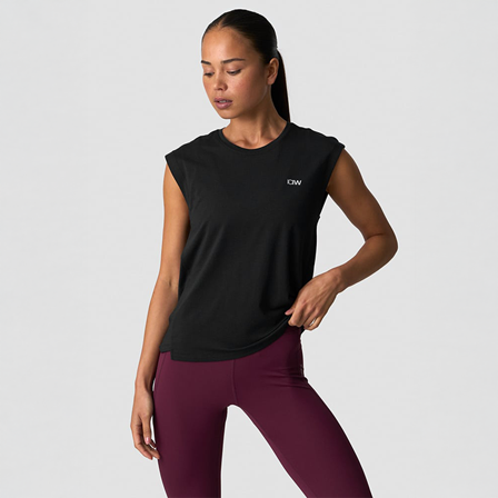 ICANIWILL Stride Träningslinne Svart