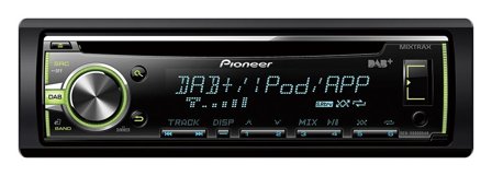 PIONEER DEH-X6800DAB - Vogn - CD-mottaker - enhet i instrumentbordet - Enkelt-DIN