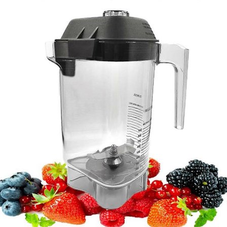 48oz blender egnet til Vitamix the Quiet One VM0145, BarBoss, Drink Machine Advance og Touch & Go Commer