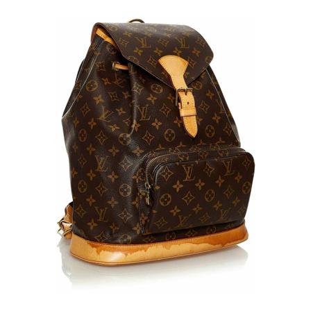 Louis Vuitton Vintage, Pre-owned Bag Bruin, Dames, Maat:ONE Size,Canvas