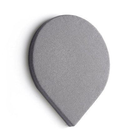 Acoustic panel POLY, tear drop, 965x800x56 mm, wall mounted, purple