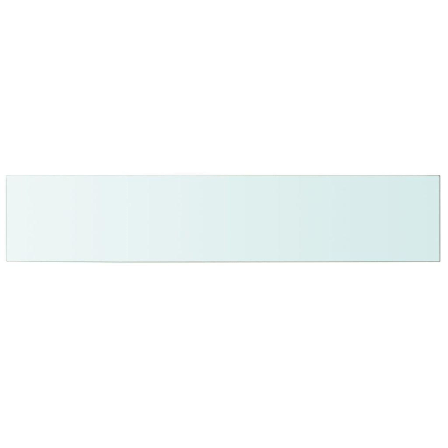 Vidaxl Hyllplan Glas Genomskinlig 100x20 Cm Transparent