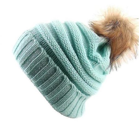 Unisex strikket lue skihue med dusk