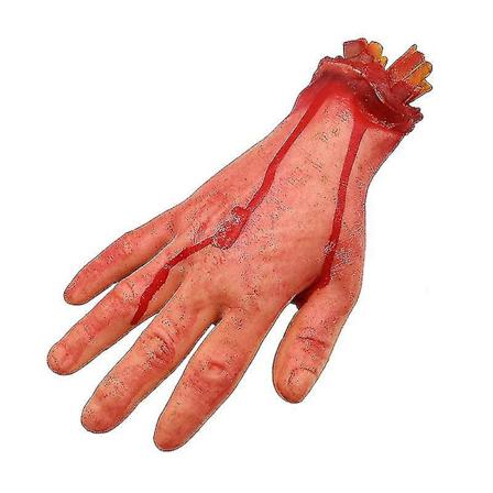 Blodig Horror Uhyggelig Halloween Rekvisit Falsk Afskåret Livsstor Arm Hånd Hus Uhyggelig Blodig (haoyi-YUHAO