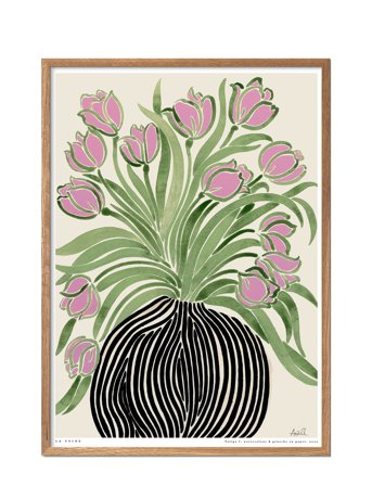 Poster & Frame La Poire - Tulips 1 - Multi/patterned - A3