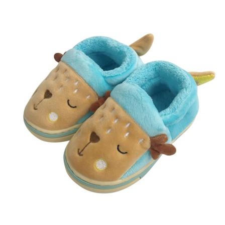 Barn Tecknad Söta Hem Skor Bomull Vinter Varm Plysch Tofflor