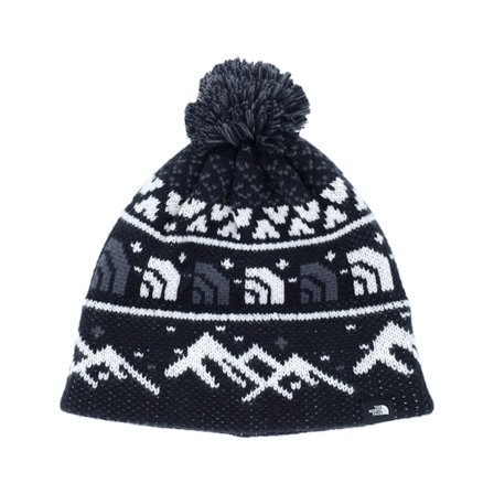 The North Face - Preto pom Beanie - Cabin Ski Tuke Black Pom @ Hatstore