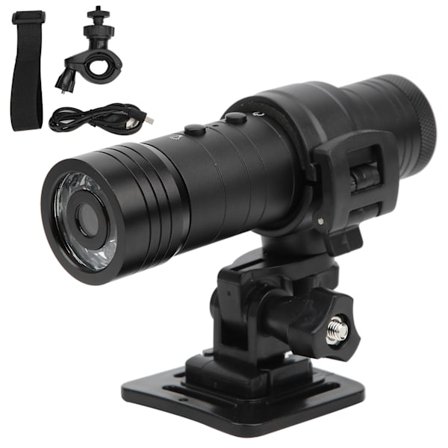 Moottoripyörän DVR-yökuvaus Sport DV Kannettava Ei Näyttöä Kypärä Matkatallennin 720P