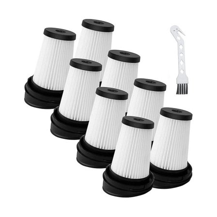 8 Kädessä pidettävän pölynimurin suodatin, malleille Vch 9629 Vch 9630 Vch 9631, pölynimurin suodatin puhdistuksella