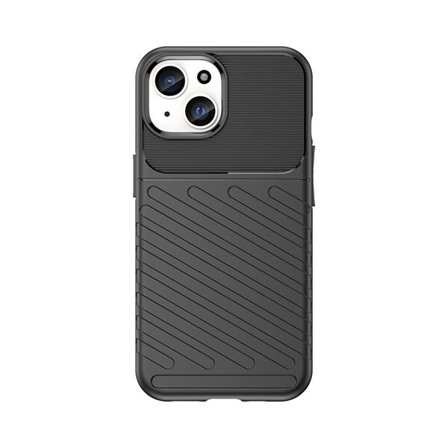 Armored iPhone 15 Thunder Case - musta