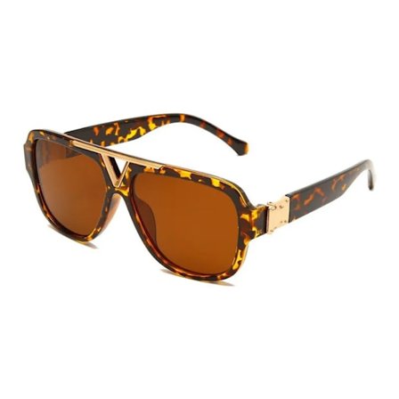 Lyxiga Mode Herr Solglasögon Pilot Designer Ram 8 Färger Unisex Stilfulla Glasögon UV400