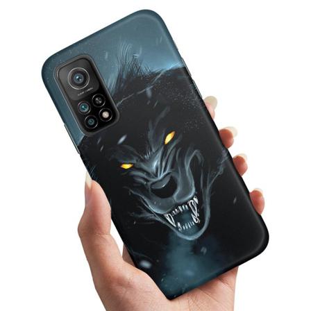 Xiaomi Mi 10t Pro - Skal / Mobilskal Black Wolf