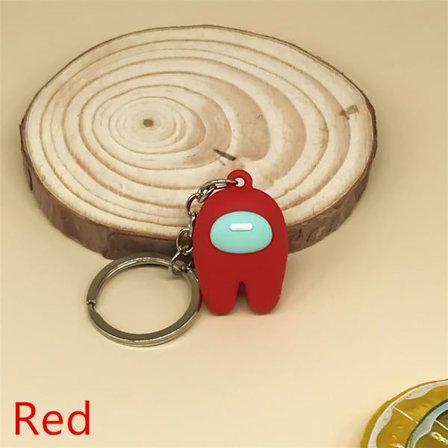 Among us Spel Nyckelringar RÖDA