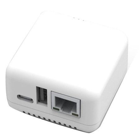 Mini NP330 Netværks USB 2.0 Print Server (Netværksversion)
