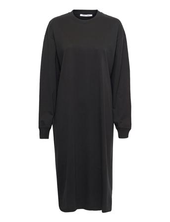 Chrome Ls Dress 12700 Polvipituinen Mekko Musta Samsøe Samsøe
