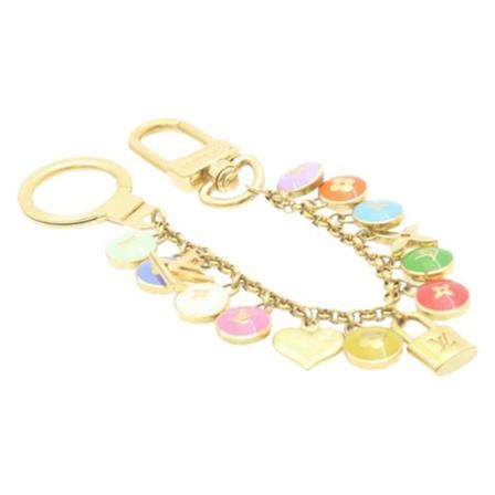 Louis Vuitton Vintage, Pre-owned Key Chain Blauw, unisex, Maat:ONE Size