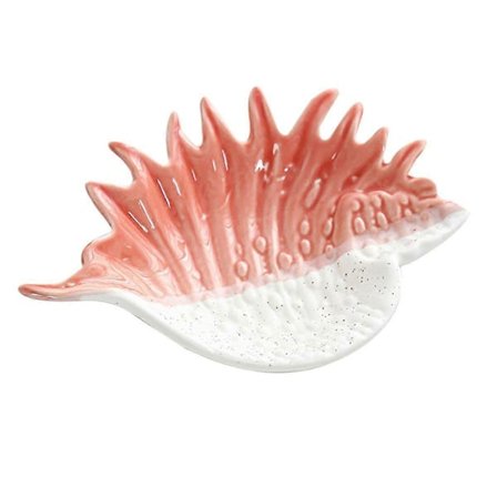 Simpukka Korurasia, Simpukka Keraaminen Korualusta, Esteettinen Huoneen Sisustus Sormuksille Korvakoruille Kaulakoruille Rannekoruille Avaimille