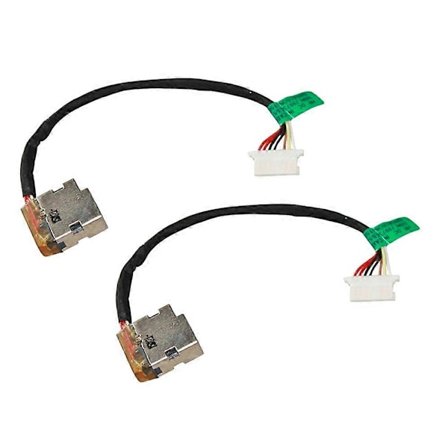 2X Laptop Strømkontakt Kabel Socket for 240 246 250 255 G4 G5 799736-F57 813945-001 DC Jack Erstatning