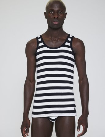 JBS of Denmark Mn X Jbs Of Dk Singlet. - Black - S