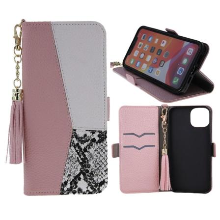 Samsung Galaxy S22 Ultra 5G - Smart Charms Fodral Mobilpl nbok Rosa Multicolor