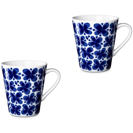 Rörstrand Mon Amie Krus 2 stk. - Hvid grundfarve med dekoration | KitchenOne