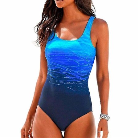 Dam Gradient Baddräkt Push Up Padded Monokini En-delad Baddräkt