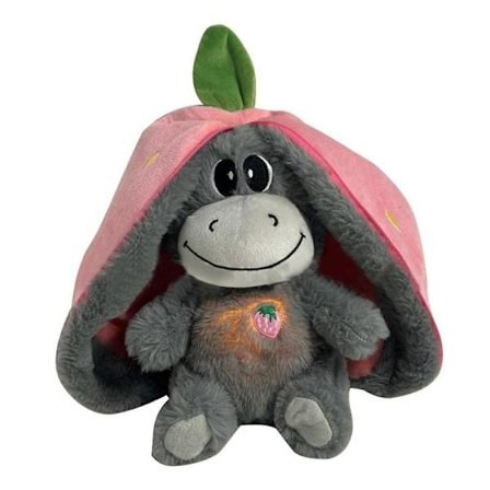 Plysj Avlastende Pustende Dyreleke: Beroligende Stresslindrende Plysj med Musikk og Lys - Perfekt for Angst og Søvn