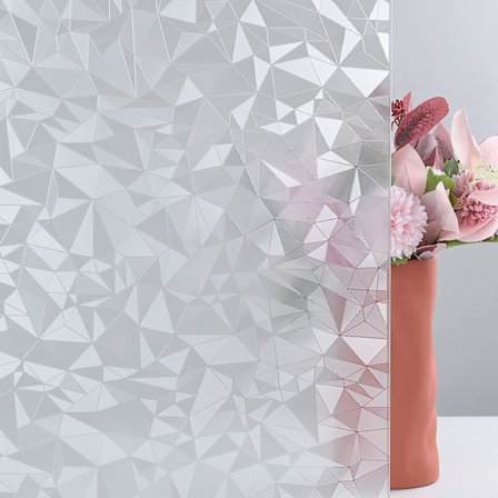 Ikkunakalvot Sähköstaattinen Kalvo Koristeellinen Ikkunakalvo Yksityisyys Ikkunakalvo Uudelleenkäytettävä UV-Suoja 44x200cm