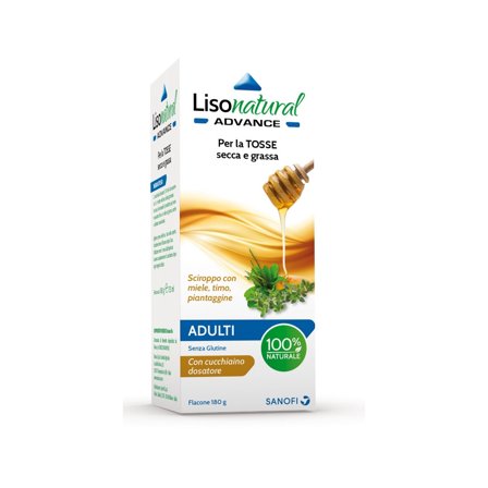 Lisonatural Advance Adulti 180g Sciroppo Naturale Tosse