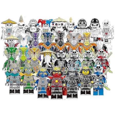 2023-set med 32 st Ninjago Figurer Byggklossar Leksaker-9 (Fww)