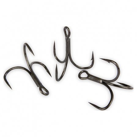 Fox Predator Powerpoint XS Semi-Barbed Trebles (8pcs) - #4