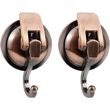 2 kpl Vahva imukuppikoukku Tehokas imukuppi 6MM Vahva kumista imukuppi Tukee painoja jopa 5 kg Imukuppikoukku Kylpyhuoneeseen Keittiöön 