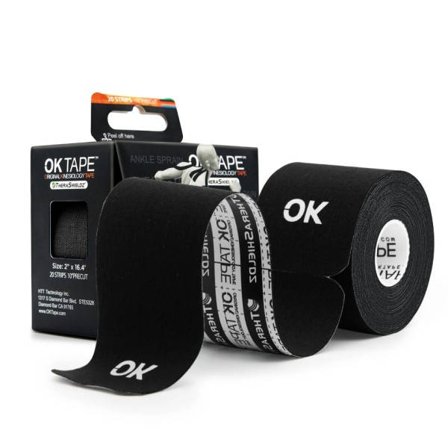 Kinesiologi Tejp Precut 20 Strips Latex Free Elastic Athletic Bandage