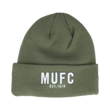 New Era - Grön cuff Beanie - Manchester United Seasonal Olive Cuff @ Hatstore