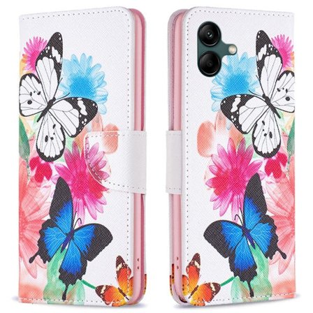 Wonderland Samsung Galaxy A05 Flip Etui - To Sommerfugle