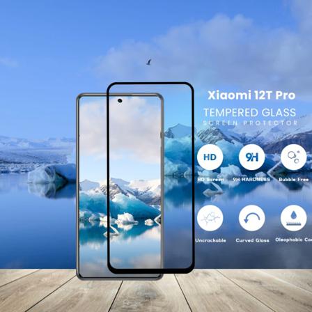 Xiaomi 12t Pro - Härdat Glas 9h - Super Kvalitet 3d Skärmskydd