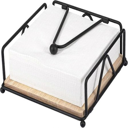 1 st vintage servetthållare, servettställ i metall