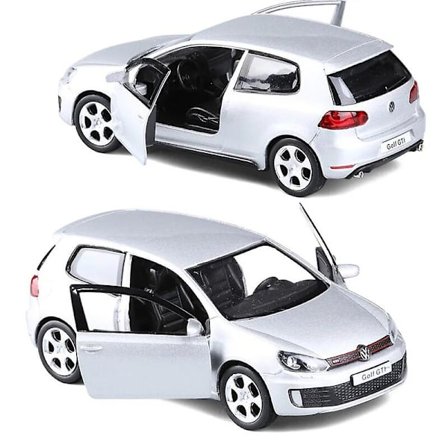 1:36 Golf 6 Gti Diecast Legering Bilmodell Leketøy Kjøretøy Metallsimulering Lekebilmodell 2 dører åpnet Samling Barneleker Gave