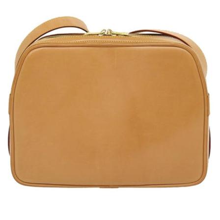 Louis Vuitton Vintage, Pre-owned Leather Reporter Beige, Dames, Maat:ONE Size