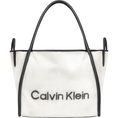 Calvin Klein, Shopper Tote Resort Beige, Dames, Maat:ONE Size