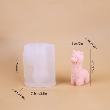 Alpaca Silikone Lyseform Silikone Form L L