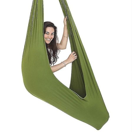 2025 Nytt Aerial Yoga Swing Set & Hammock Set För Flexibilitet & Smärtlindring [DB] grön 100*280CM grön