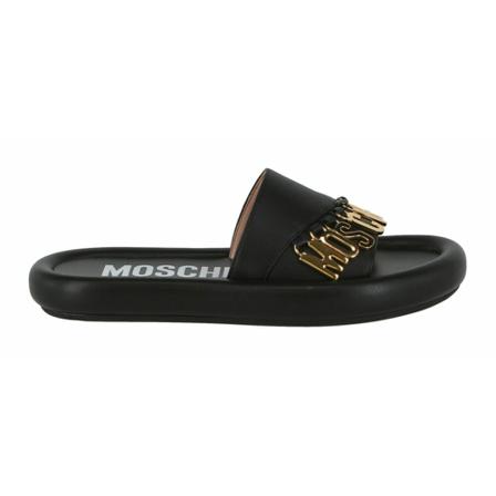 Moschino - Flip-flops - Svart - Dam - Storlek: 39 Eu, Dam, Storlek: 39 EU