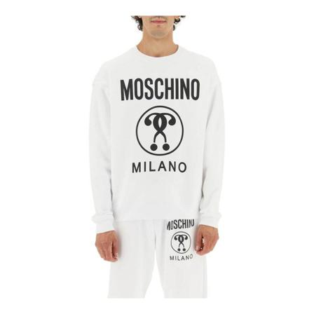 Moschino Knitwear , Wit , Heren , Maat: S