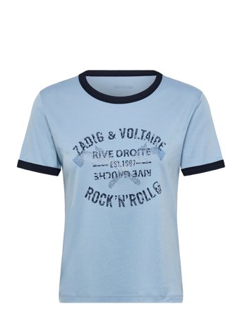 Zadig & Voltaire Woos Ico Blason Rdrg Strass - Blue - M