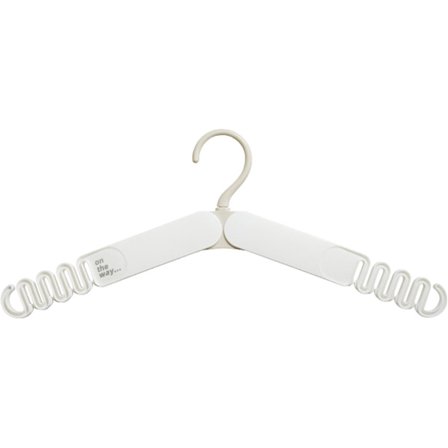 Vikbar Klädhängare, Halkfri Bärbar Klädtorkställning - för Resor, Camping, Husbil Grå